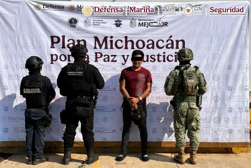 Operativo militar en Michoacán deja 12 detenidos y refuerza la seguridad en 17 municipios