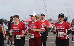 Participa en la segunda edición de la carrera “Juntos Salvando Vidas” frente al mar de Altata