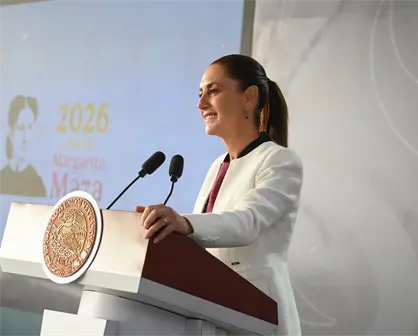 Claudia Sheinbaum destaca baja hist&oacute;rica en homicidios y avances en seguridad durante La Ma&ntilde;anera del 8 de enero