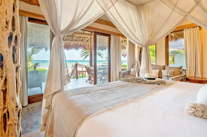 Hotel Ahau Tulum de Roberto Palazuelos en Tulum. Foto. Cortesía