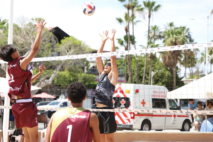 Sinaloa va por el podio nacional desde casa en el Regional de Voleibol de Playa. Foto: ISDE