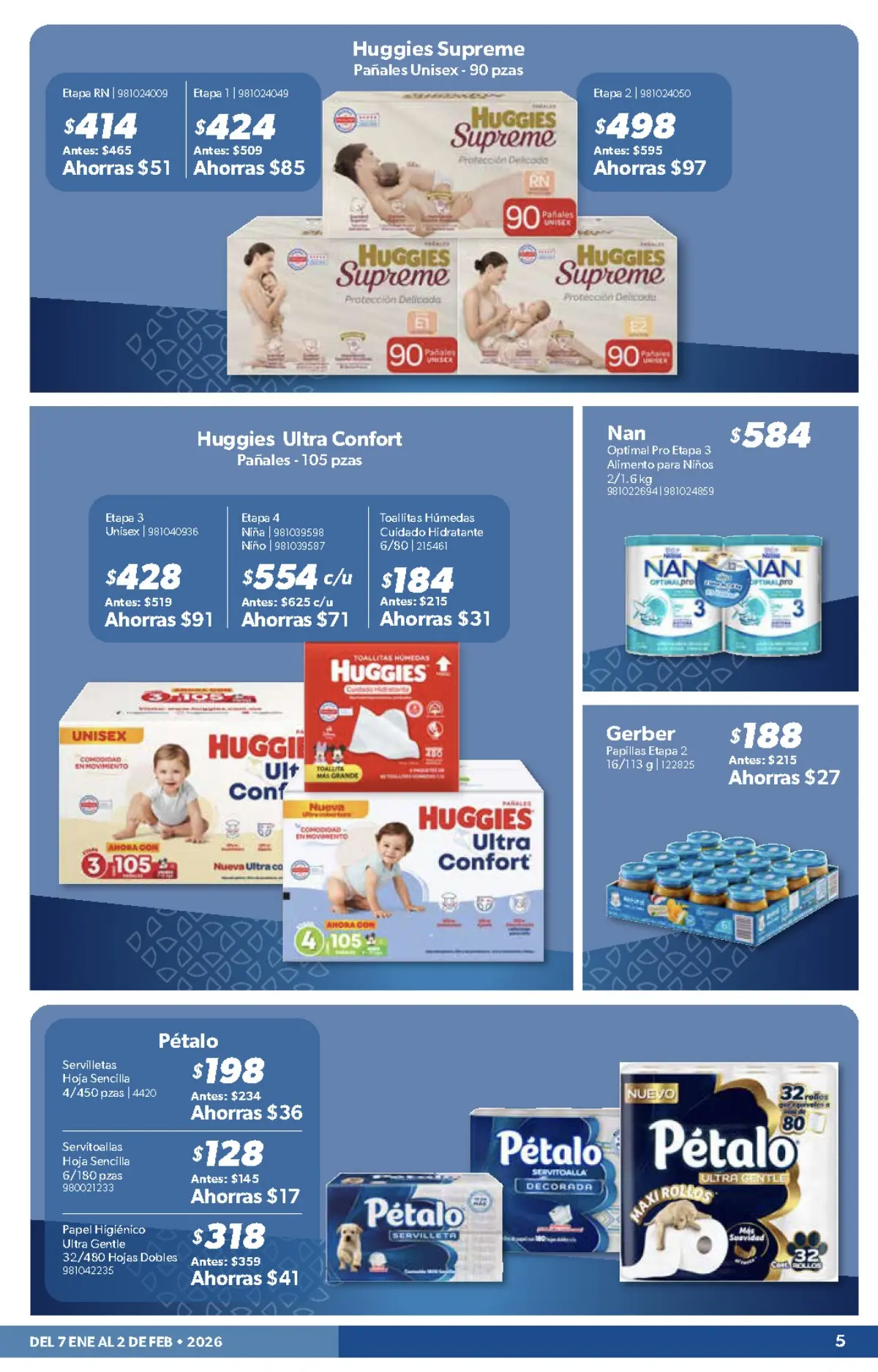 También encontrarás rebajas en productos para bebé. Imagen: Sams' CLub