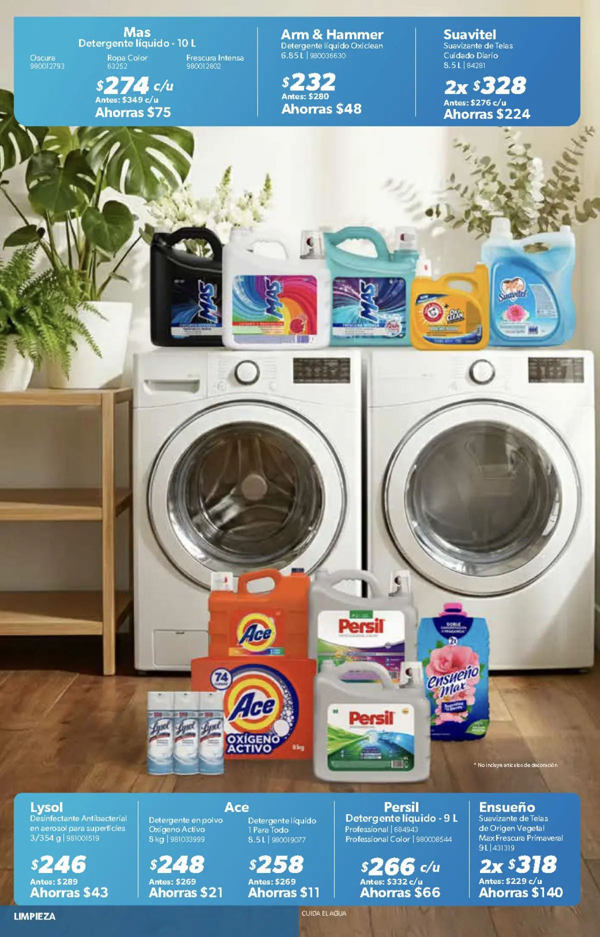 Encuentra productos de limpieza a precios especiales. Imagen: Sam's Club