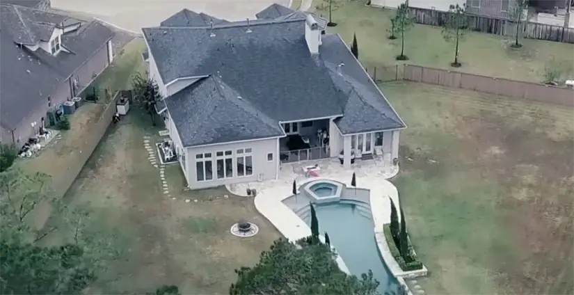 Residencia de Houston en la que vivió José Ramón López junto con su esposa. Foto: José Cárdenas