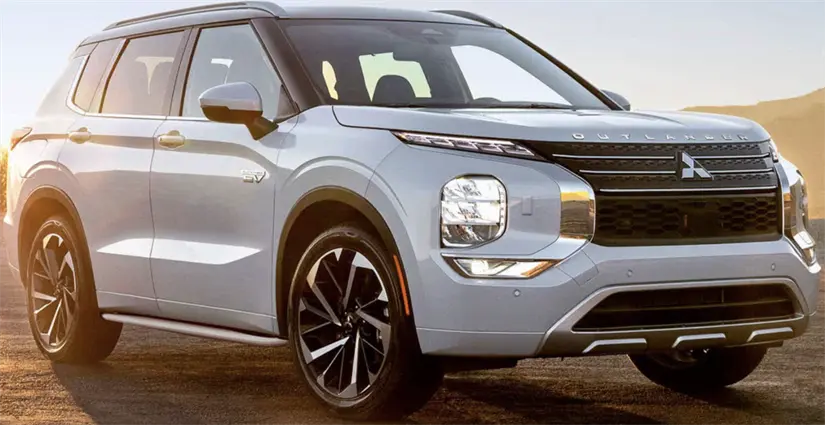 Vehículo híbrido enchufable Mitsubishi Outlander PHEV.
