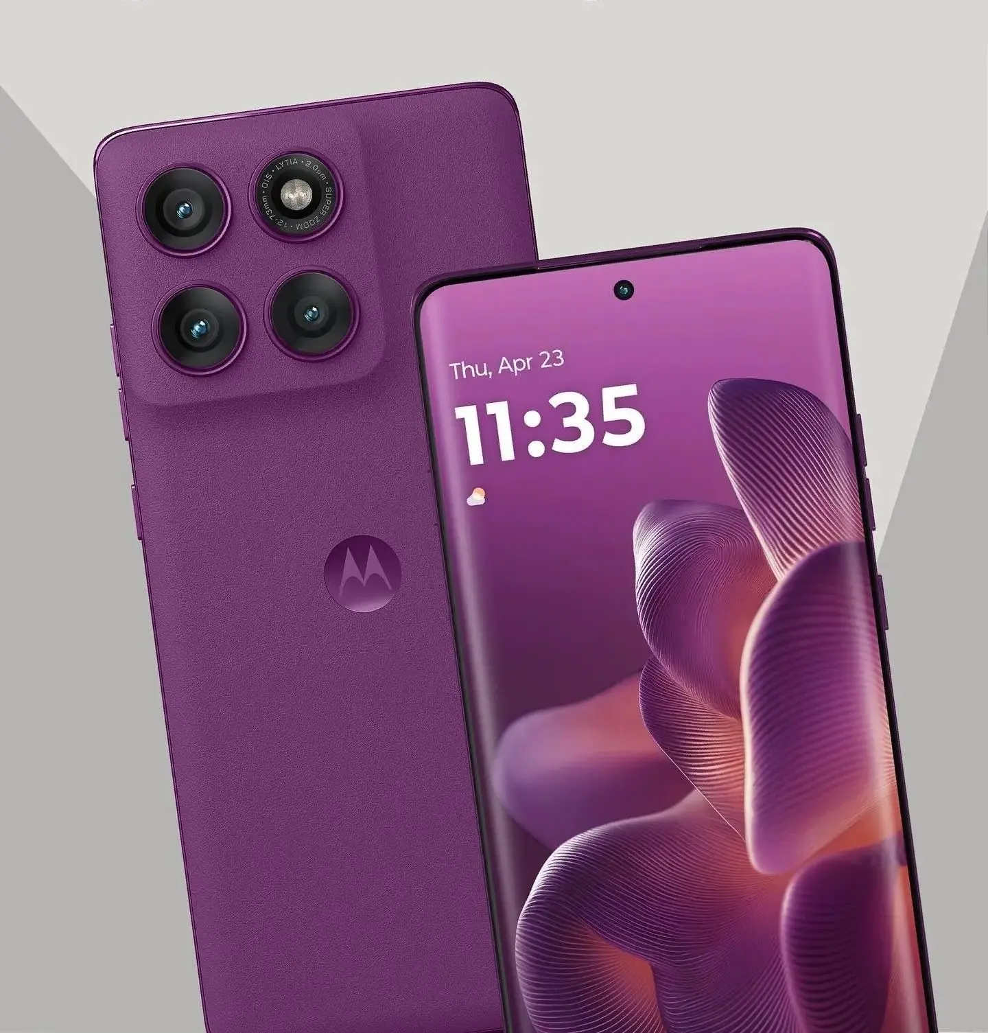 Motorola Edge 60 Pro con procesador MediaTek Dimensity 8350 Extreme. Foto: Cortesía