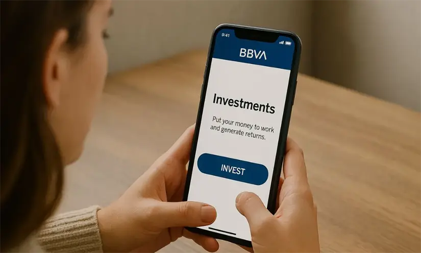 De está manera podrás utilizar la herramienta digital BBVA Invest. Foto: Cortesía.