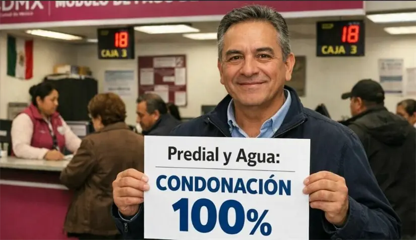 Las condonaciones en predial y agua pueden ser de hasta el 100% en CDMX. Foto: cortesía.