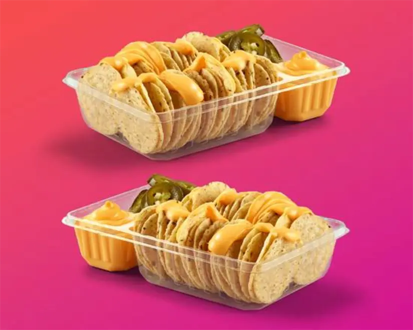 Dos órdenes pequeñas de nachos por 99 pesos.en Cinépolis en enero. Foto: Cortesía