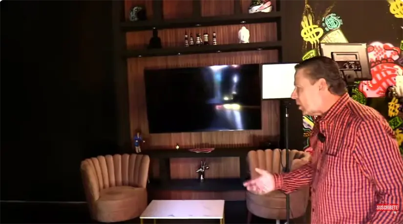 Estudio de la mansión de Alfredo Adame. Captura de pantalla-Matilde Obregón sin Filtros