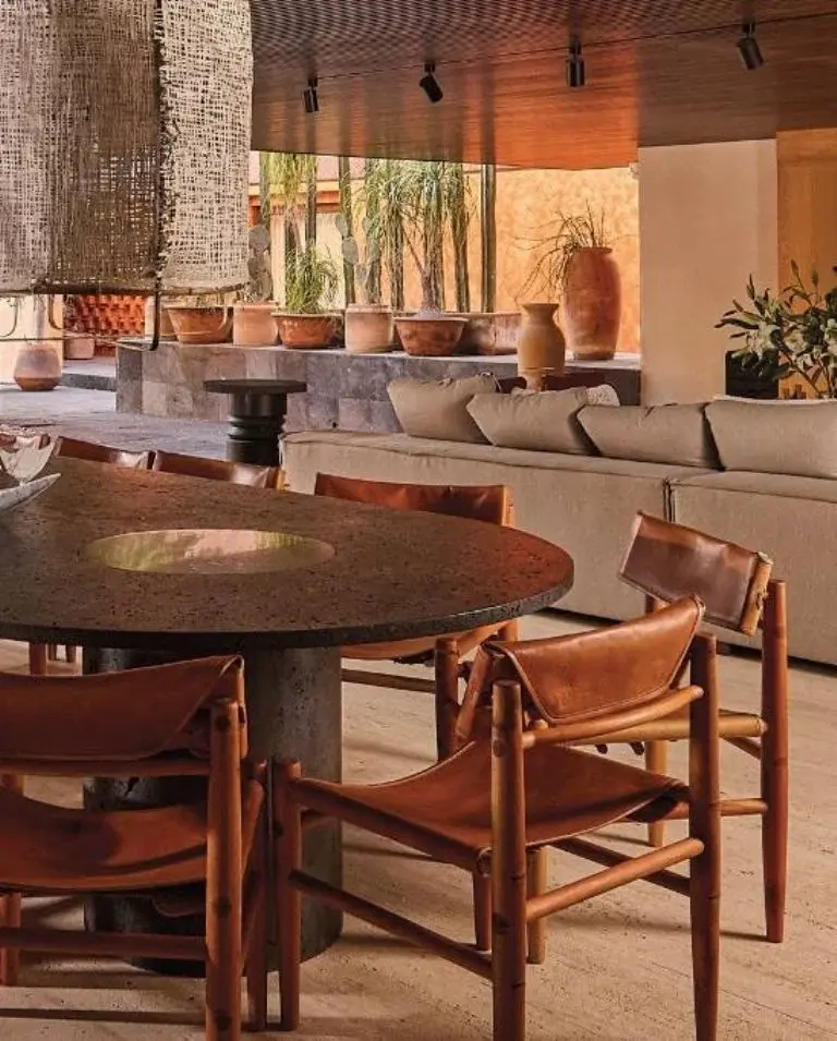 El comedor refleja tranquilidad. Foto: Instagram