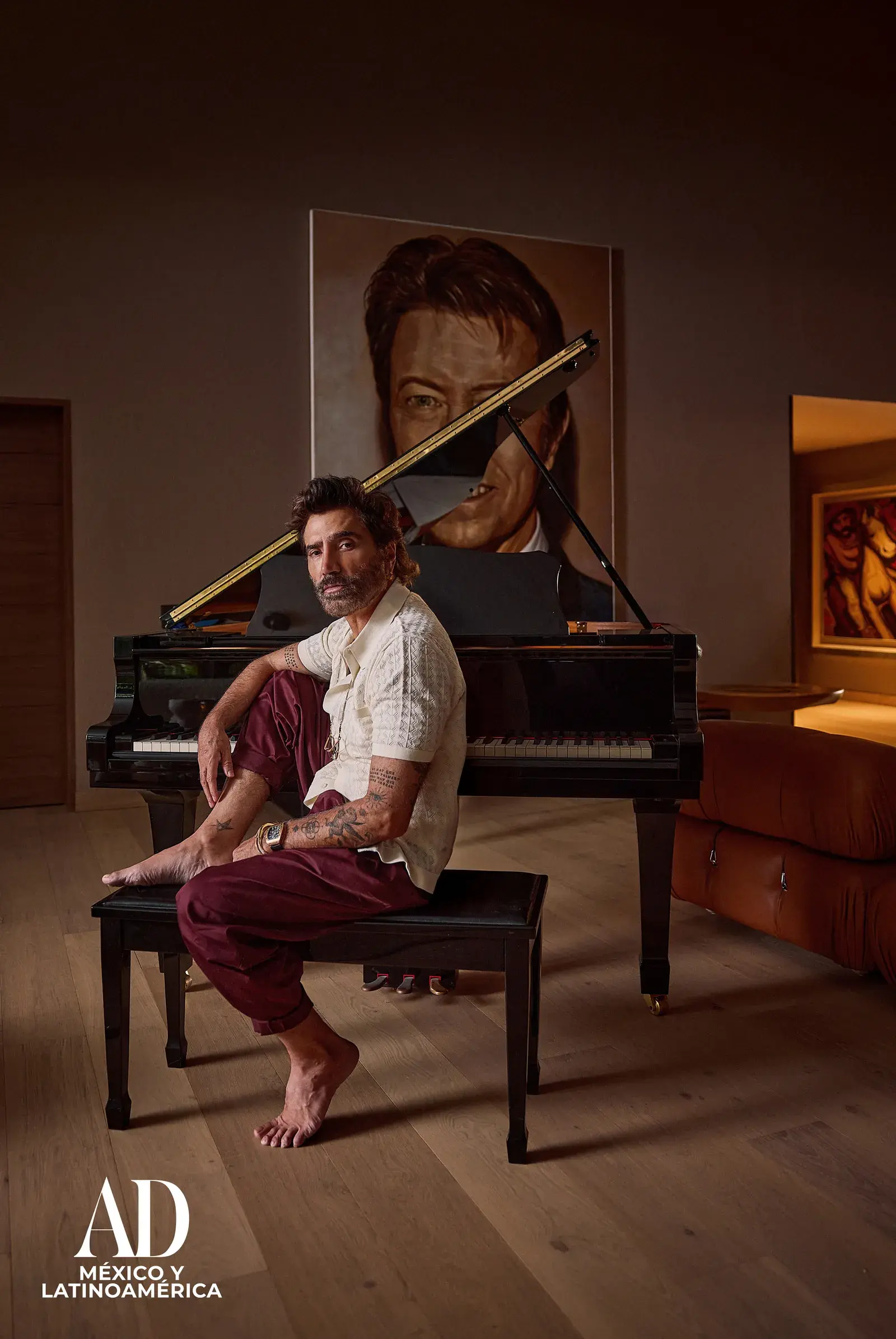 Uno de los espacios más destacados es la sala de música. Foto: Revista AD