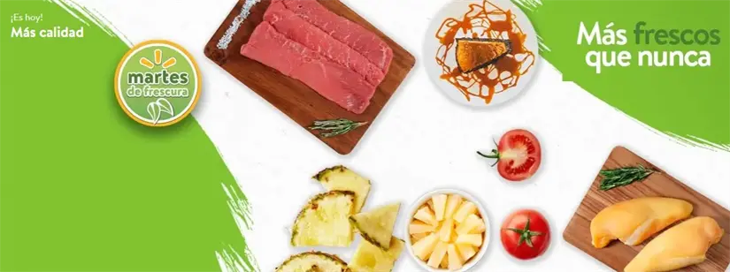 Walmart celebra cada semana su Martes de Frescura con nuevas ofertas.