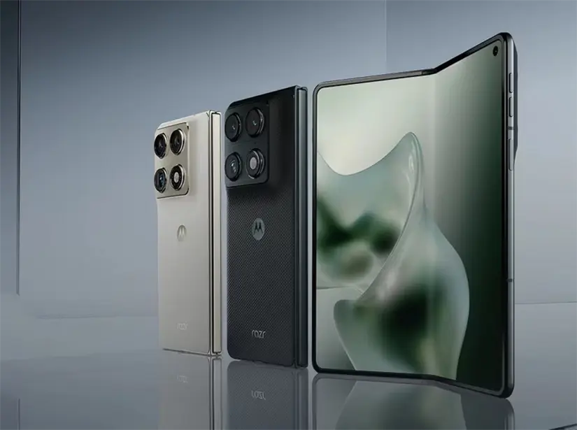 Motorola Razr Fold con pantalla interna de 8,1 pulgadas. Foto: Cortesía