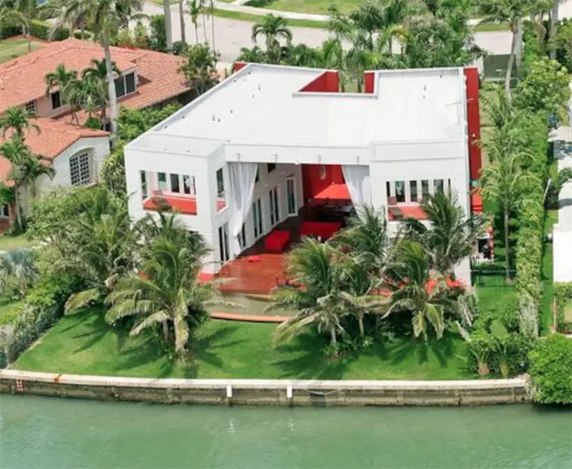 Mansión de Paulina Rubio en Miami. Foto: cortesía.
