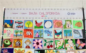 Mujeres internas de Baja California participan en el Récord Guinness de bordados más grande del mundo