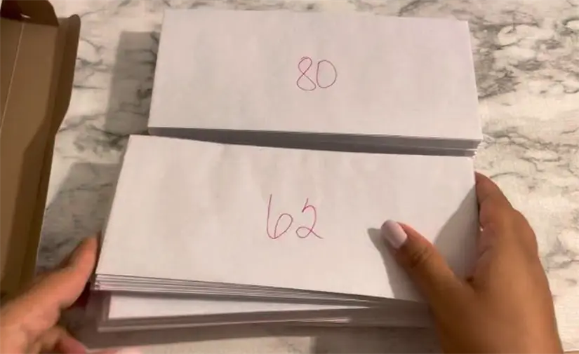 Antiguo método de ahorro en sobres. Foto: cortesía.