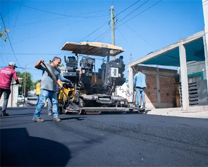 Reencarpetan las calles Colinas &Aacute;mbar y Colinas de Topacio en la colonia Proyecto Alfa en Culiac&aacute;n