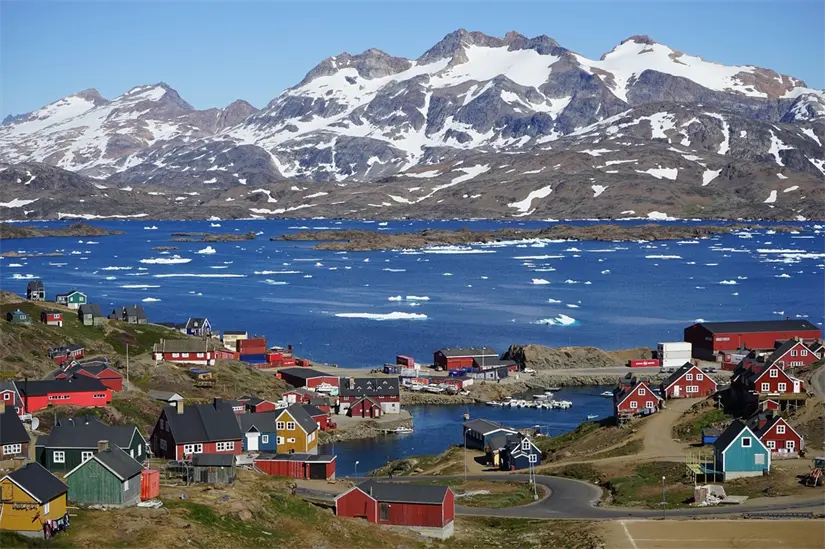Nuuk, capital de Groenlandia, un gran pueblo que ofrece una experiencia inolvidable. Foto: Pixabay