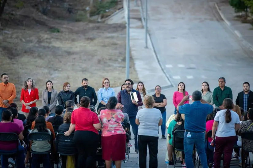 Por primera vez, Francisco Alarcón tiene calles pavimentadas, un cambio histórico que ofrece calles dignas, seguras y funcionales. Foto: Ayuntamiento de Culiacán