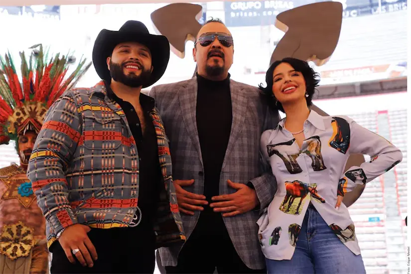 La familia se encontraba celebrando el cumpleaños de Christian Nodal. Foto: Cortesía