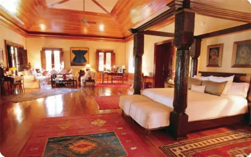 Interior de la residencia de Punta Cana de Julio Iglesias. Foto: Pinterest