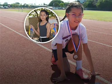 Pequeña atleta, gran ejemplo: Zahori Rodríguez y su camino al éxito