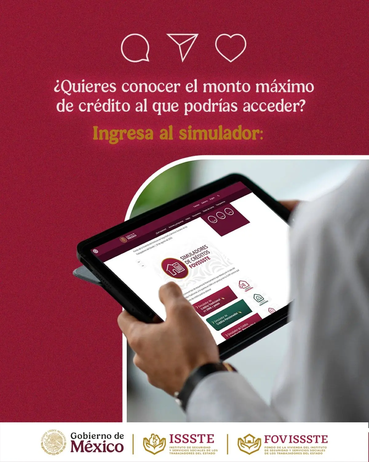 Requisitos para acceder a un préstamo del ISSSTE en 2026. Foto: Cortesía