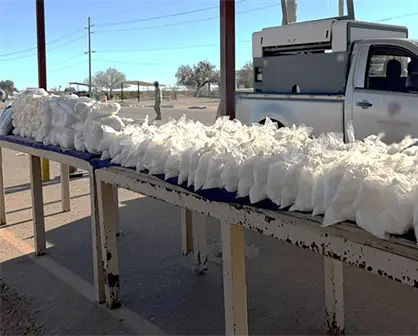 Golpe al narco: interceptan camioneta con droga valuada en millones que iba de Culiac&aacute;n a Mexicali