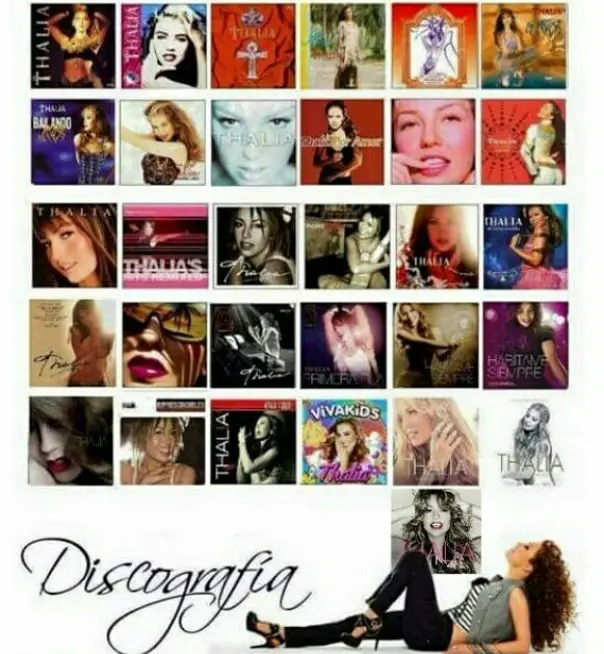 Thalía ha vendido más de 40 millones de discos. Foto: cortesía.