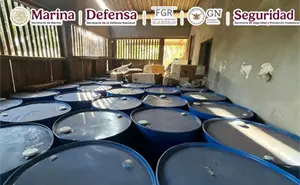Marina asegura narcolaboratorio en Guerrero con 30 millones de pesos en sustancias químicas