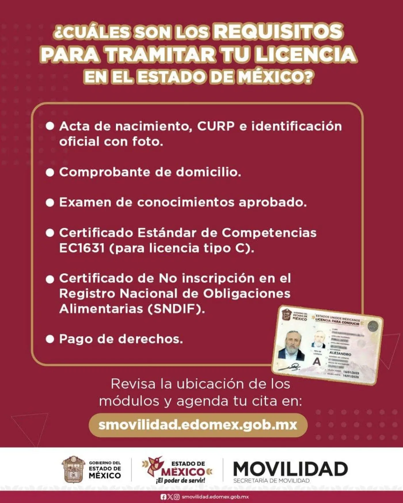 Requisitos para tramitar la licencia de manejo en el Edomex. Foto; Cortesía