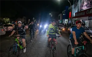 Bicicletas, luces y comunidad: así se vivió Rodando Ando en Culiacán