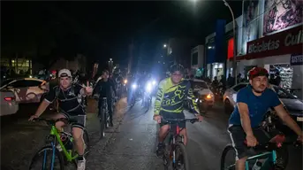 Bicicletas, luces y comunidad: así se vivió Rodando Ando en Culiacán