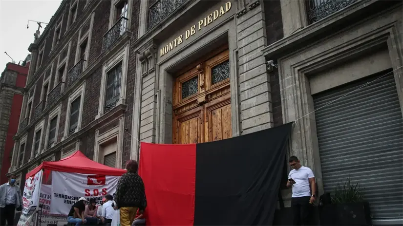 Se mantiene el diálogo para resolver la manifestación. Foto: Cortesía