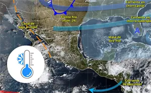 Frente frío 29 ingresará a México el fin de semana: ¿Qué estados afectará?