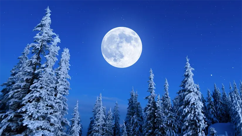La Luna de Nieve es la segunda luna llena de 2026. Foto: Cortesía