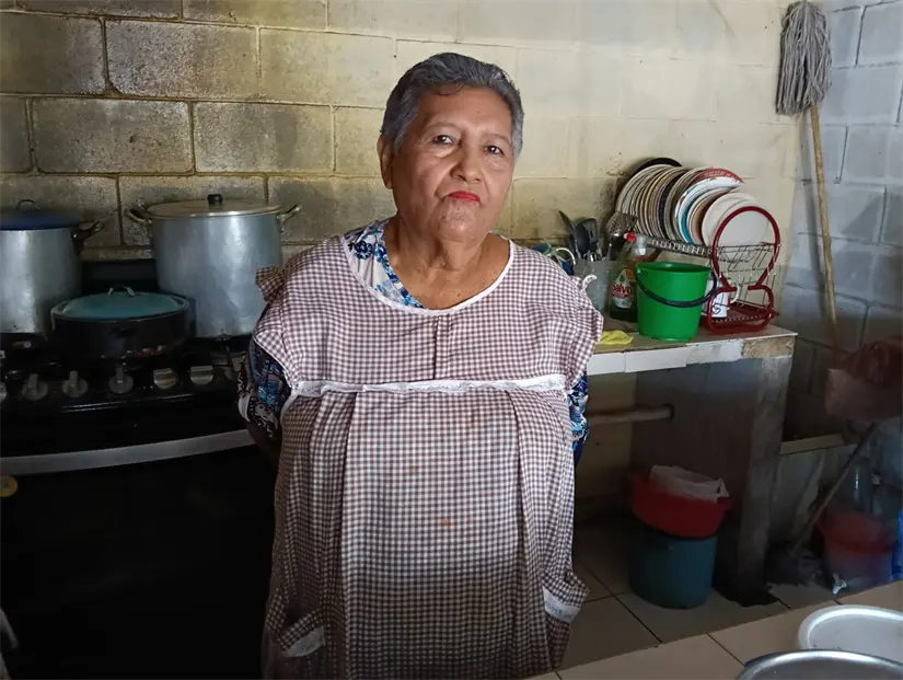 Desde muy jovencita, Bertila se dedicó a trabajar y apoyar a su familia.