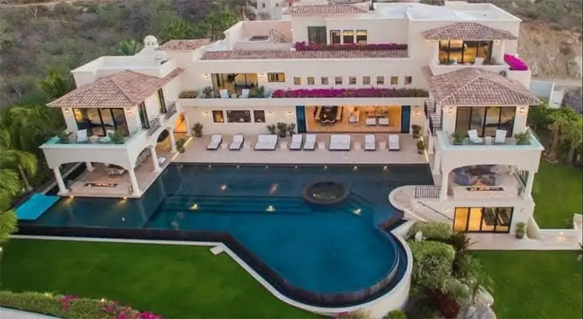 Mansión de Britney Spears en Los Cabos, Baja California Sur. Foto: cortesía.