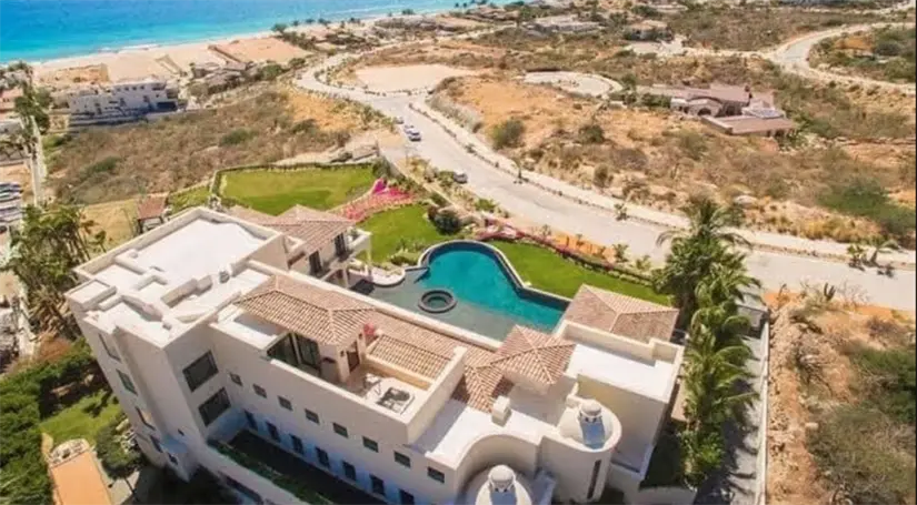 Mansión de Britney Spears en Los Cabos, Baja California Sur. Foto: cortesía.