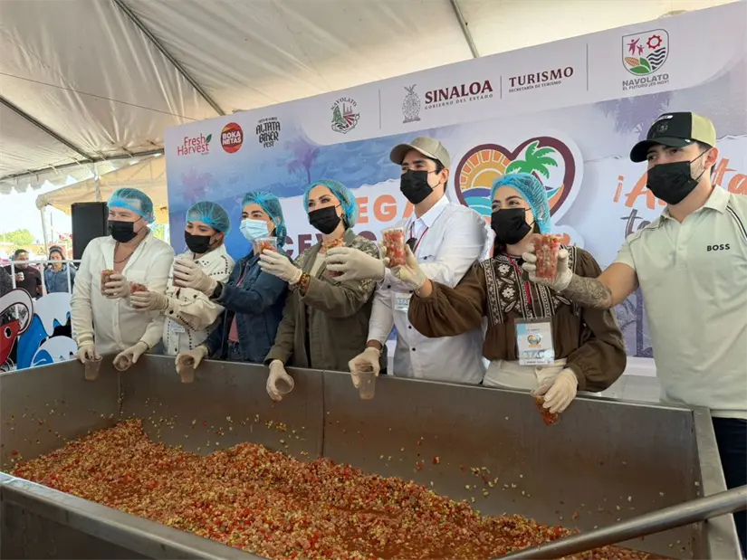 El gran evento permitió a los asistentes disfrutar de un rico ceviche recién preparado. Foto: Cortesía