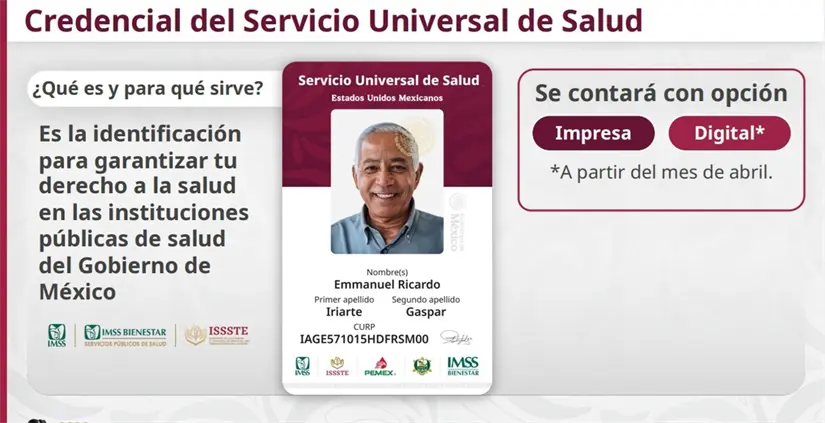 Credencial del Servicio Universal de Salud