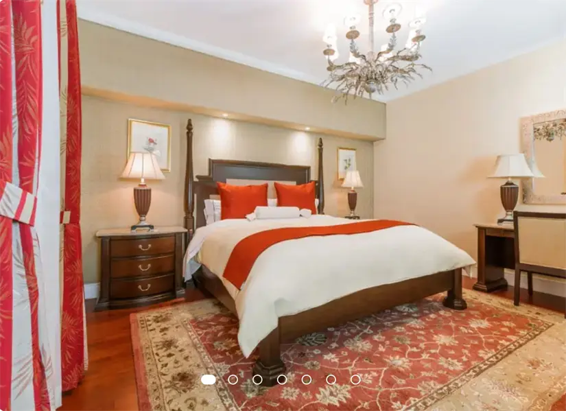 Habitación suites de época. Foto: captura de pantalla.