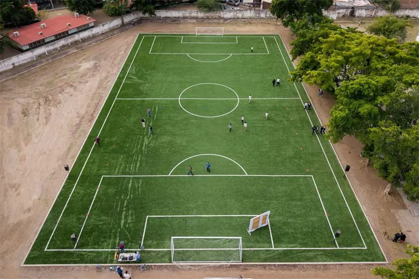 Nueva cancha deportiva en Culiacán 