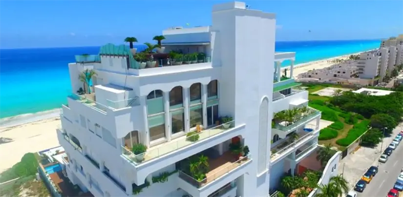 Cuánto cuesta la casa de lujo de Hugo Sánchez en Cancún. Foto: México Dji Puebla