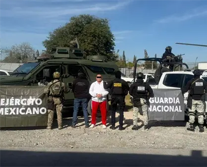 Detienen en Tamaulipas a l&iacute;der criminal buscado por Estados Unidos