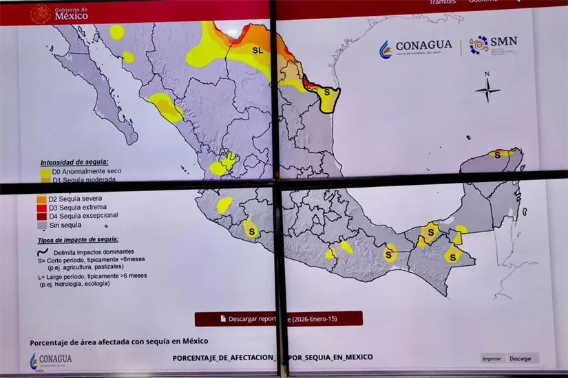Protección Civil confirma que Sinaloa se mantiene sin sequía severa un inicio de año alentador
