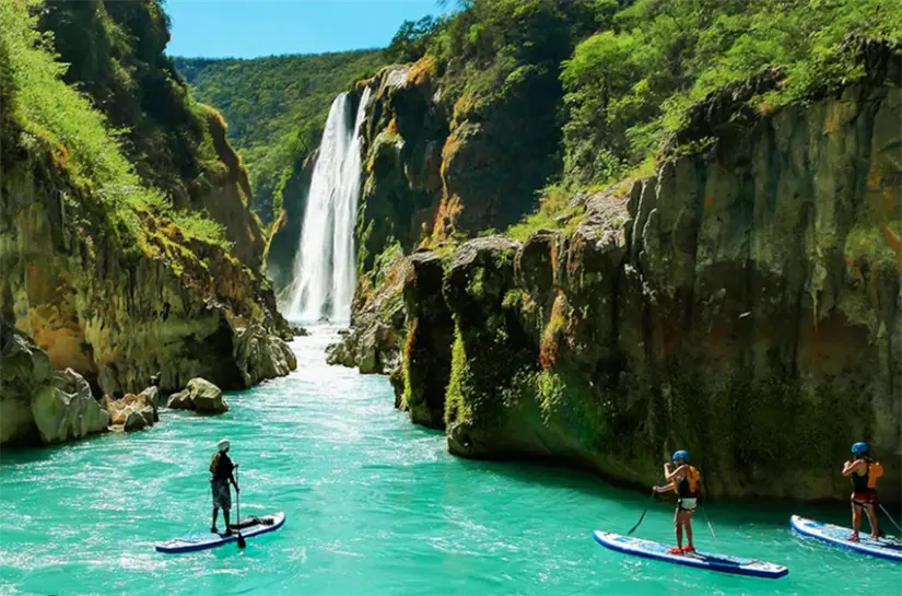 Actividades que puedes hacer en las Cascada Tamul. Foto: cortesía.