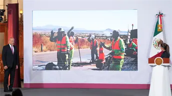 Resumen de La Mañanera de hoy 21 de enero: Claudia Sheinbaum anuncia inversión histórica de 50 mil millones para reparar carreteras