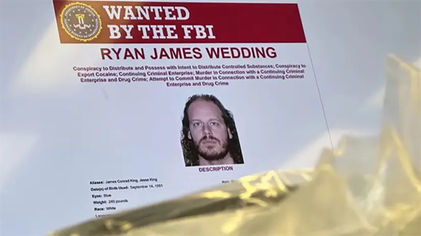  Ryan Wedding, acusado de encabezar una red de tráfico de cocaína